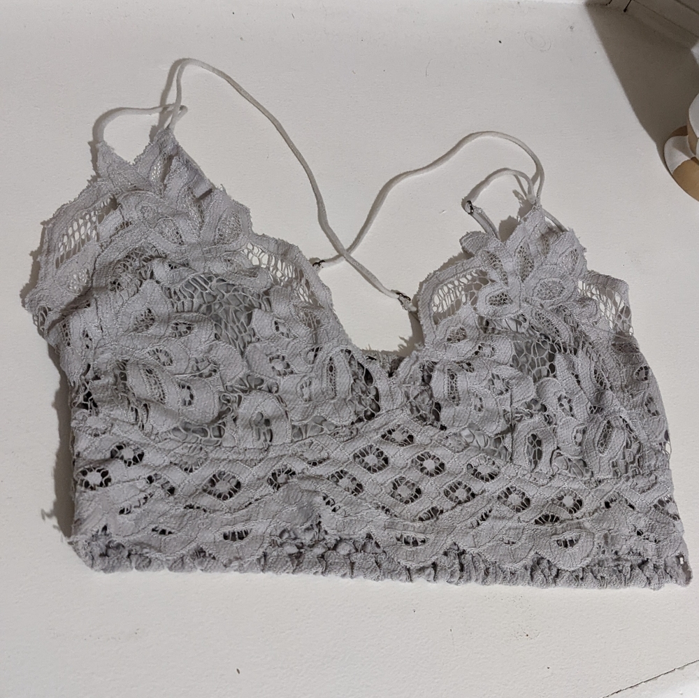 Sz M free people lace bralette